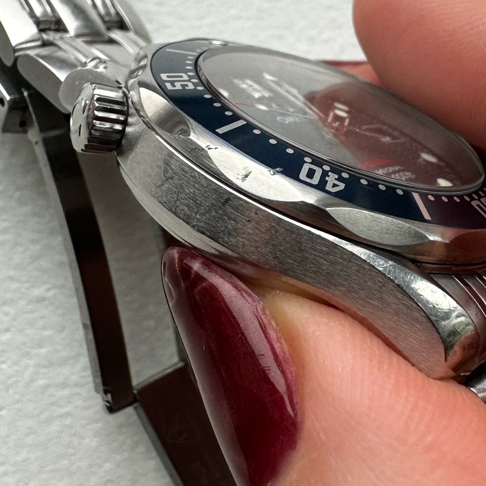Omega 300m Professional Seamaster Blue and Silver Dive Watch - (36mm) - Picture 4 of 9